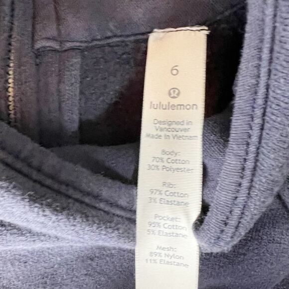 Lululemon Floral Flock Pullover‎ Midnight Navy Size 6 - Picture 11 of 11